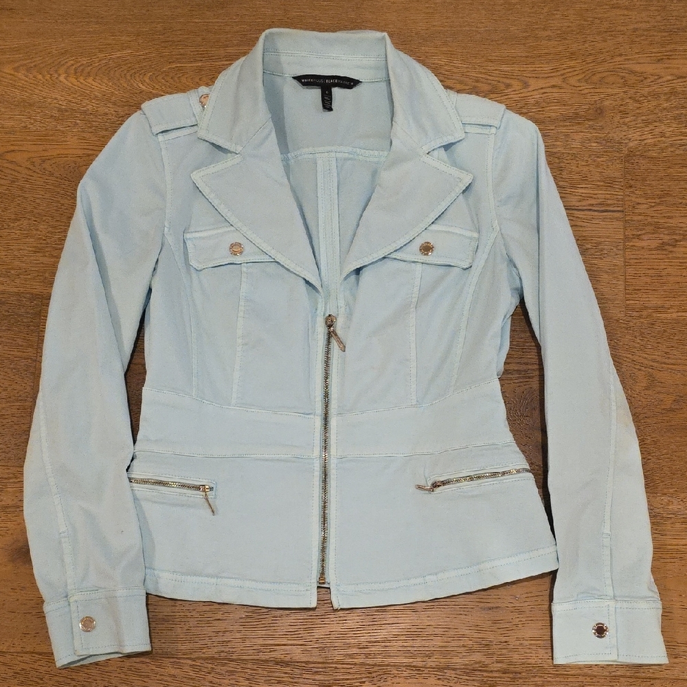 White House Black Market Light Blue Women's Blazer